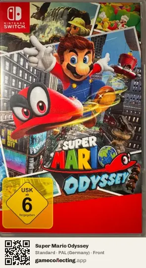 Super Mario Odyssey Nintendo Switch, Germany box front