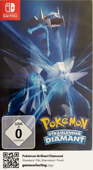 Pokémon Brilliant Diamond Nintendo Switch, Germany box front