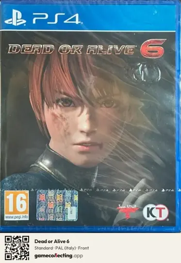 Dead or Alive 6 PlayStation 4, Italy box front
