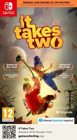 It Takes Two Nintendo Switch, Europe box front