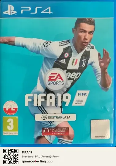 FIFA 19 PlayStation 4, Poland box front
