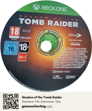 Shadow of the Tomb Raider Xbox One, PAL disc