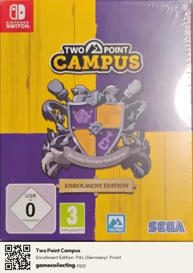 Two Point Campus Nintendo Switch, Germany box front