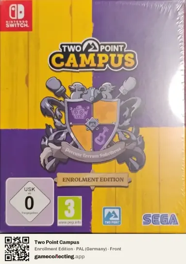 Two Point Campus Nintendo Switch, Germany box front