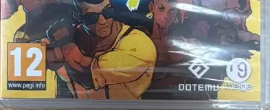 Streets of Rage 4, the PEGI square on its front