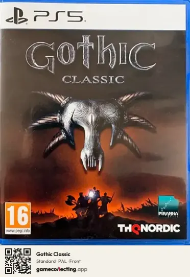 Gothic Classic PlayStation 5, PAL box front