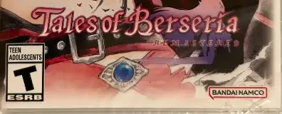 Tales of Berseria Remastered, the ESRB box on its front