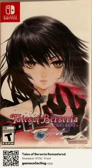 Tales of Berseria Remastered Nintendo Switch, NTSC box front