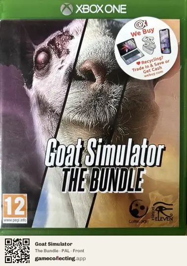 Goat Simulator Xbox One, PAL box front