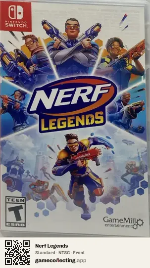 Nerf Legends Nintendo Switch, NTSC box front