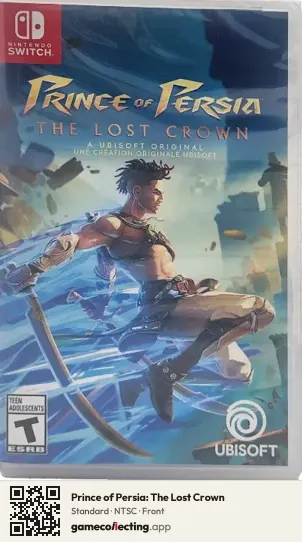 Prince of Persia: The Lost Crown Nintendo Switch, NTSC box front