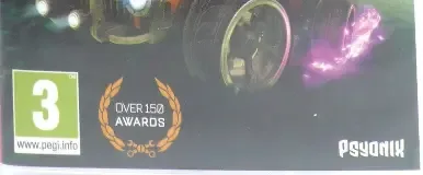 Rocket League, the PEGI square on its front