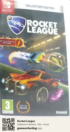 Rocket League Nintendo Switch, PAL box front