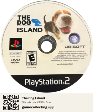 The Dog Island PlayStation 2, NTSC disc