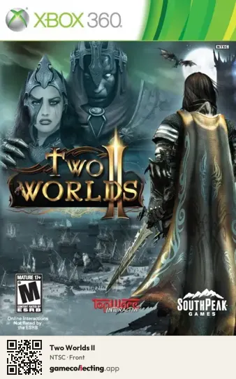 Two Worlds II Xbox 360, NTSC box front