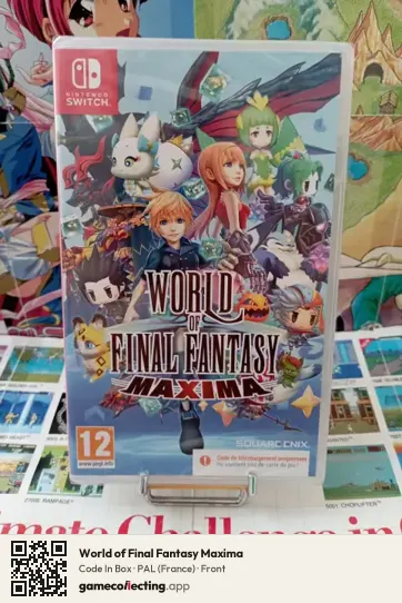 World of Final Fantasy Maxima Nintendo Switch, France box front