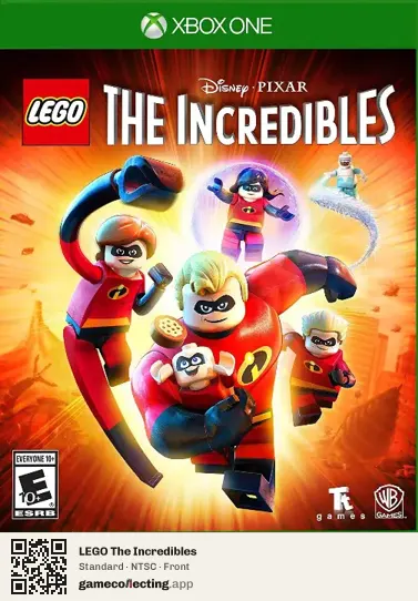 LEGO The Incredibles Xbox One, NTSC box front