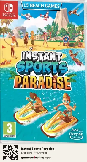 Instant Sports Paradise Nintendo Switch, PAL box front