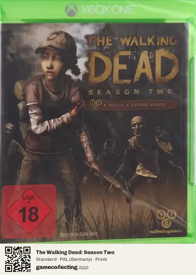 The Walking Dead: Season Two Xbox One, Germany box front