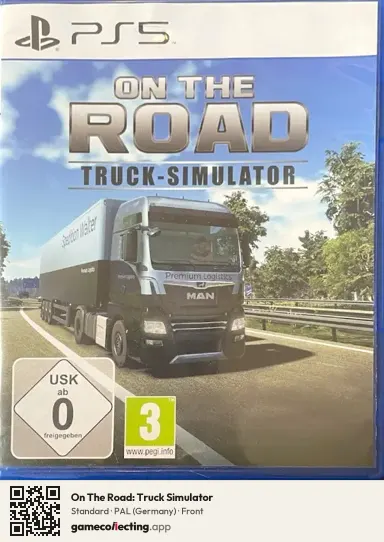 On The Road: Truck Simulator PlayStation 5, Germany box front