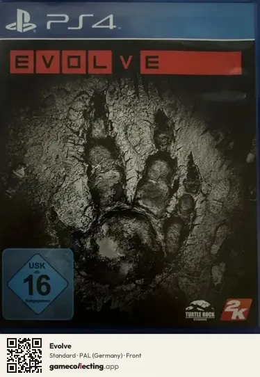 Evolve PlayStation 4, Germany box front