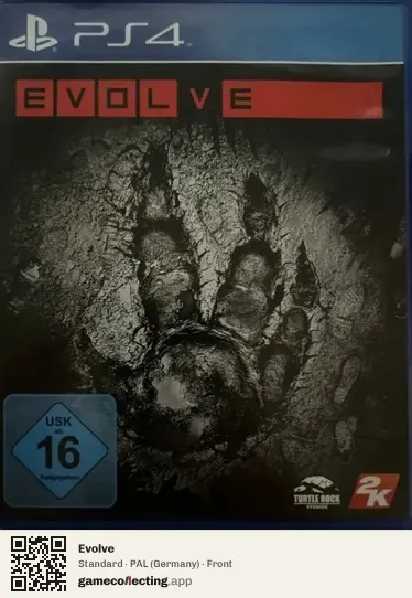 Evolve PlayStation 4, Germany box front