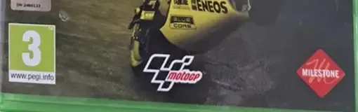 Valentino Rossi: The Game, the PEGI square on its front