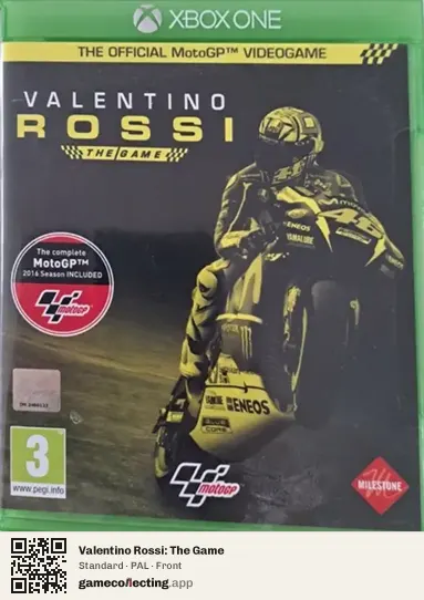 Valentino Rossi: The Game Xbox One, PAL box front