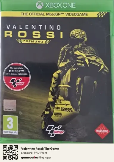Valentino Rossi: The Game Xbox One, PAL box front