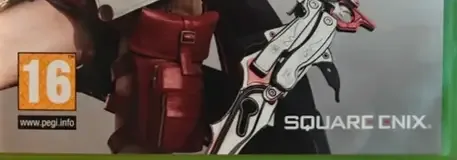 Final Fantasy XIII, the PEGI square on its front