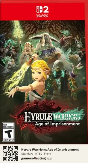 Hyrule Warriors: Age of Imprisonment Nintendo Switch 2, NTSC box front