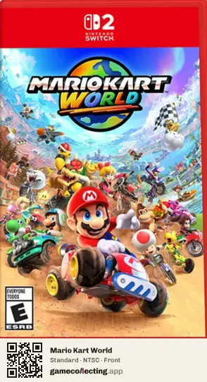 Mario Kart World Nintendo Switch 2, NTSC box front