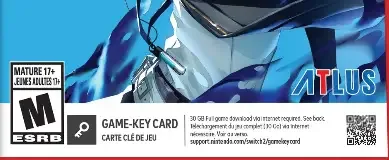Persona 3 Reload, the ESRB box on its front