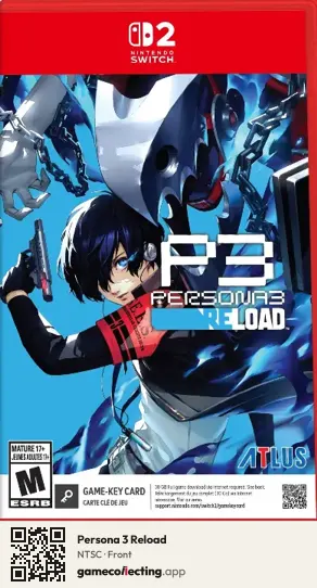 Persona 3 Reload Nintendo Switch 2, NTSC box front