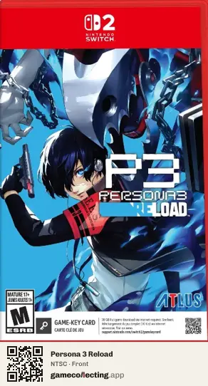 Persona 3 Reload Nintendo Switch 2, NTSC box front