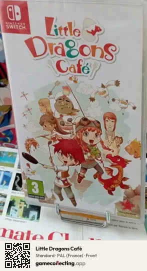 Little Dragons Café Nintendo Switch, France box front