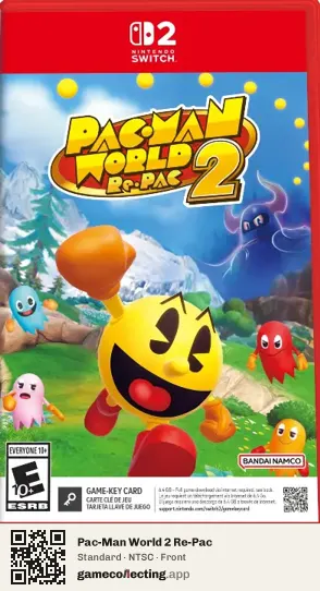 Pac-Man World 2 Re-Pac Nintendo Switch 2, NTSC box front