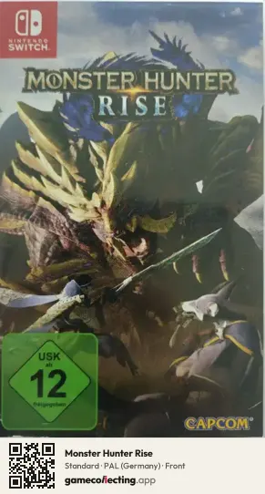 Monster Hunter Rise Nintendo Switch, Germany box front