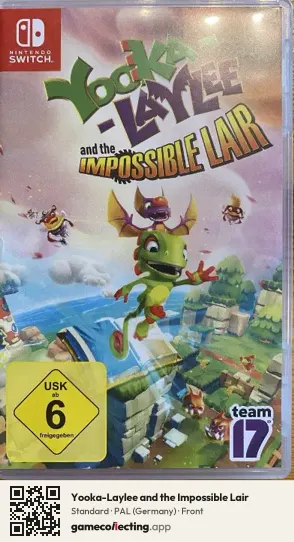 Yooka-Laylee and the Impossible Lair Nintendo Switch, Germany box front