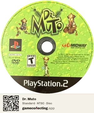 Dr. Muto PlayStation 2, NTSC disc
