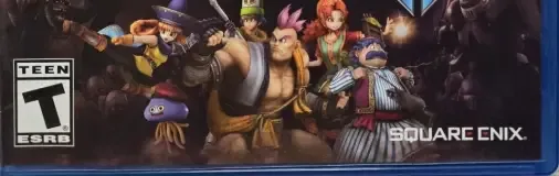 Dragon Quest Heroes II, the ESRB box on its front