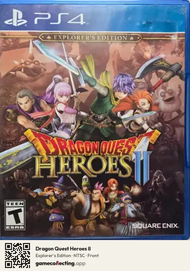 Dragon Quest Heroes II PlayStation 4, NTSC box front