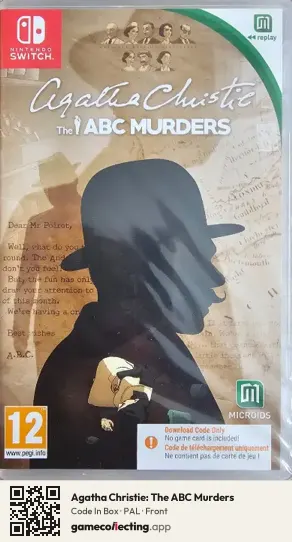 Agatha Christie: The ABC Murders Nintendo Switch, PAL box front