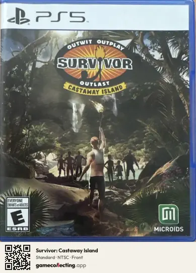 Survivor: Castaway Island PlayStation 5, NTSC box front