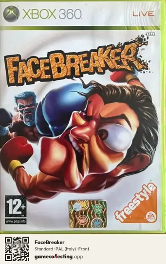 FaceBreaker Xbox 360, Italy box front