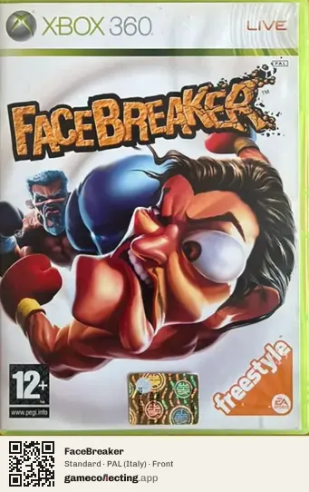FaceBreaker Xbox 360, Italy box front
