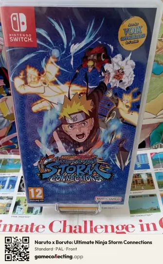 Naruto x Boruto: Ultimate Ninja Storm Connections Nintendo Switch, PAL box front