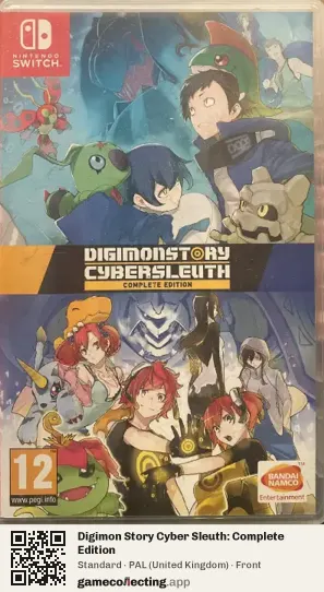 Digimon Story Cyber Sleuth: Complete Edition Nintendo Switch, United Kingdom box front