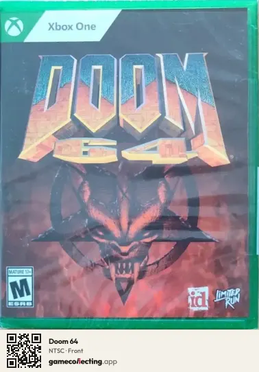 Doom 64 Xbox One, NTSC box front