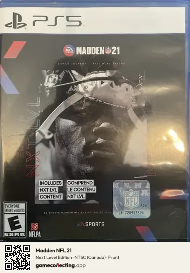 Madden NFL 21 PlayStation 5, Canada box front